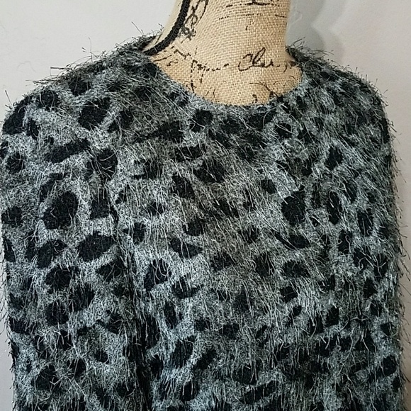 MSK Animal Print Cropped Jacket. - Picture 4 of 8