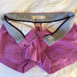 JCrew 3" Chino Shorts in Purple