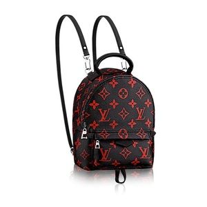 ISO: LV palm springs mini backpack black and red!