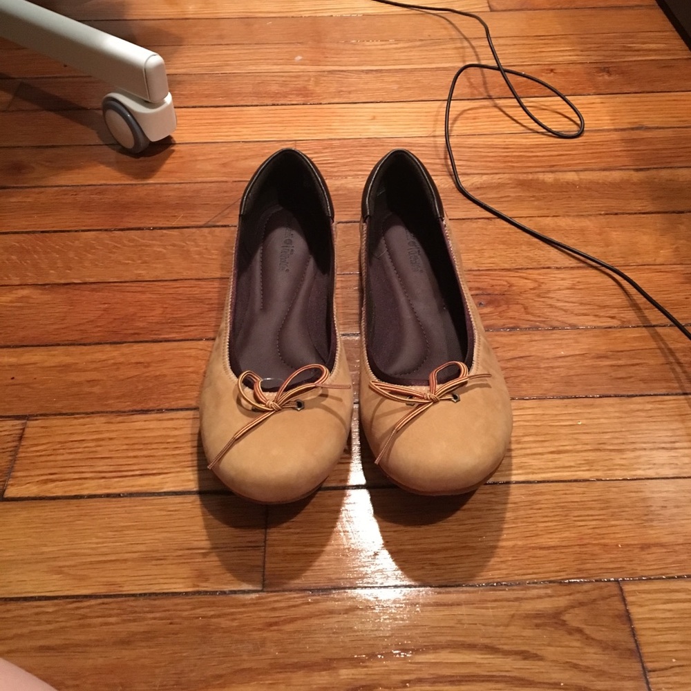 Timberland flats! Never worn! 9.5