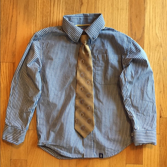 Izod Shirts & Tops Little Boys Dress Shirt And Tie Poshmark