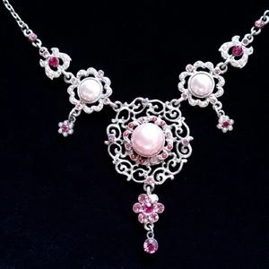 💝 PINK PEARL NECKLACE 💝