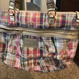 Slightly used Coach tote