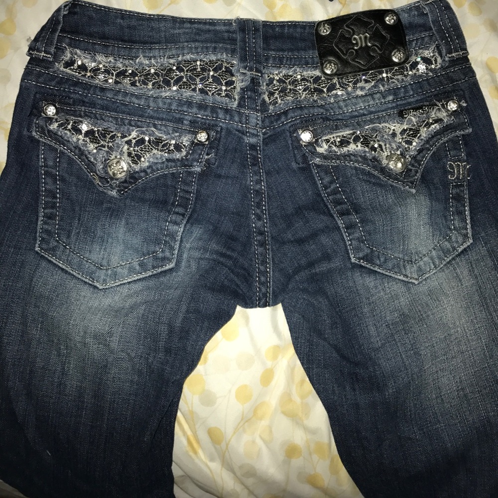 Miss Me Jeans with Sequin Detail