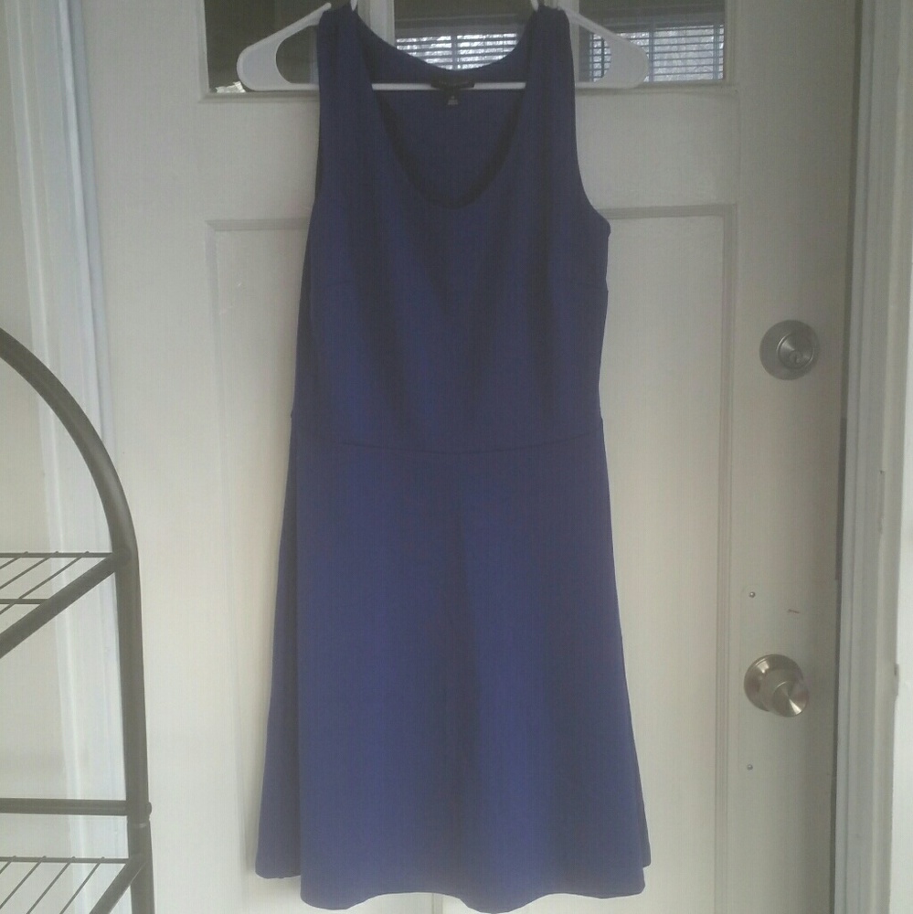 Blue stretchy dress