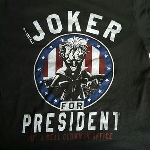 Joker For President Short Sleeve - Large