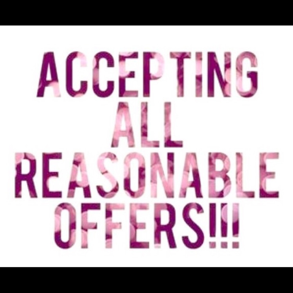 Accepting reasonable offers on all items!