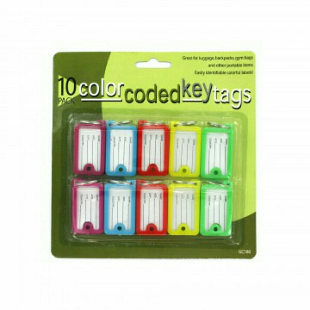 Bulk luggage tags sold in lots of 10