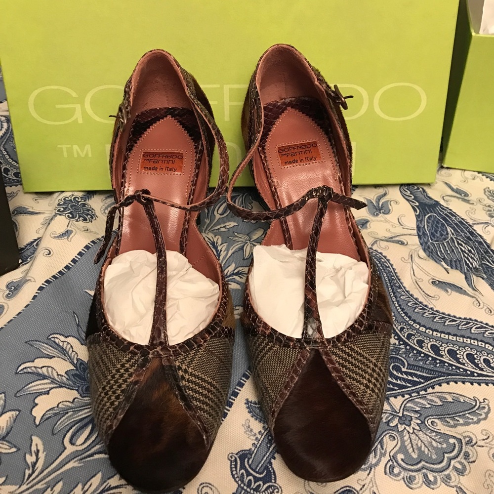 Goffredo Fantini NWT brown 36.5