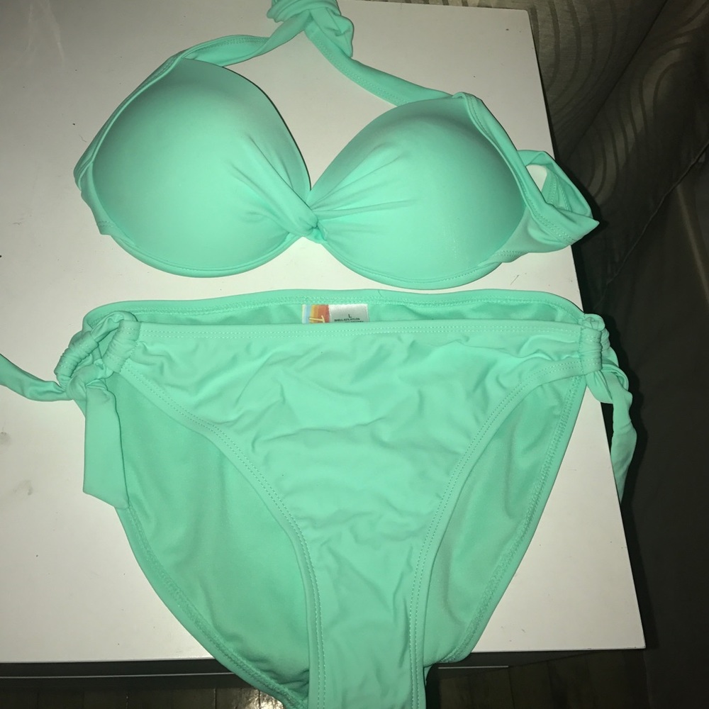 Mint green bikini- LAST CHANCE WILL DONATE SOON