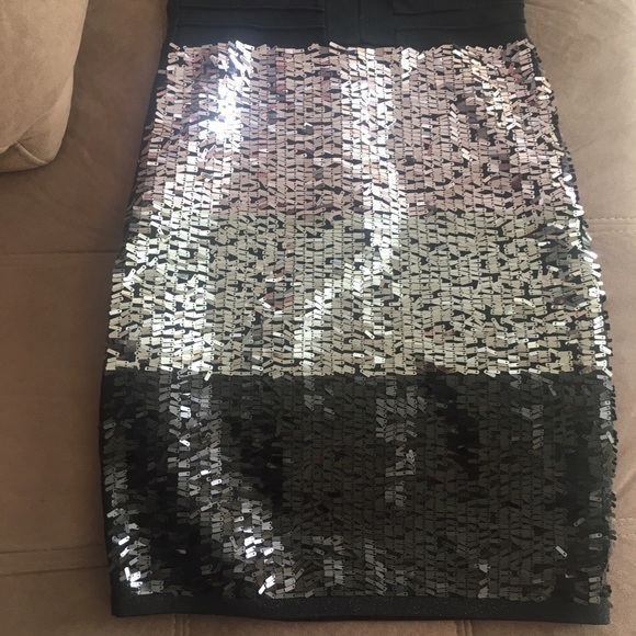 NWT BEBE bandage sequin dress XS - Picture 3 of 4