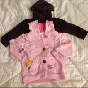 2 size 24m girls coats