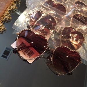Heart Shaped Ombre Sunglasses