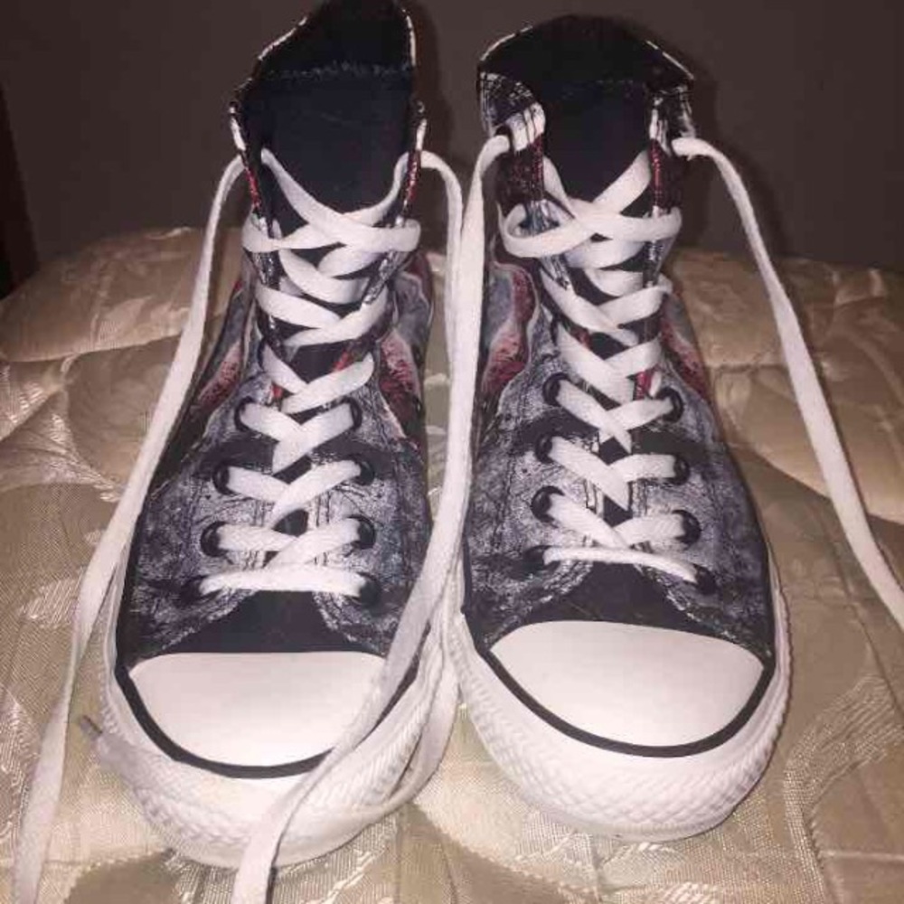 High Top British Flag Converse
