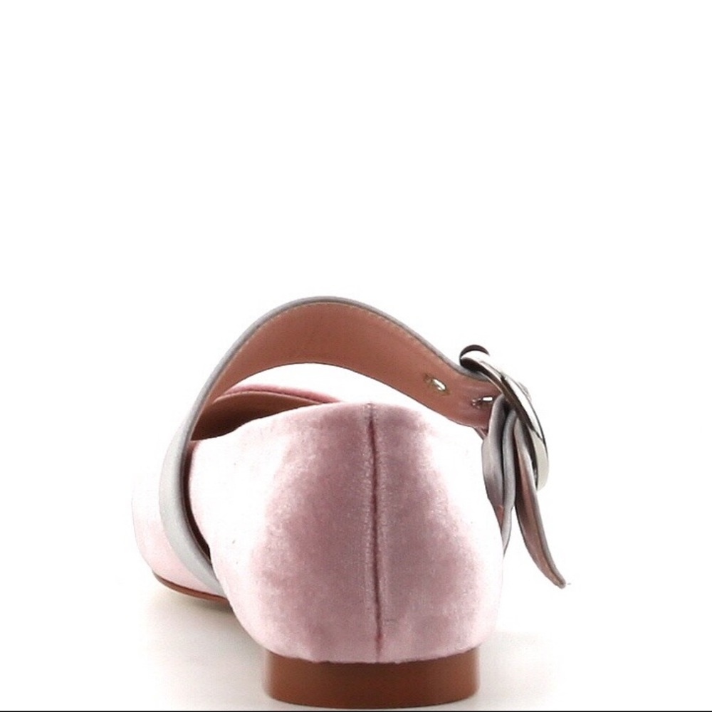 🚨1 Pair Left🆕Pink Velvet Baby Doll Flat - Picture 6 of 8