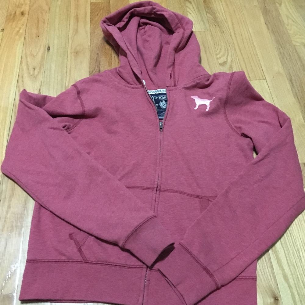 Pink VS zip up