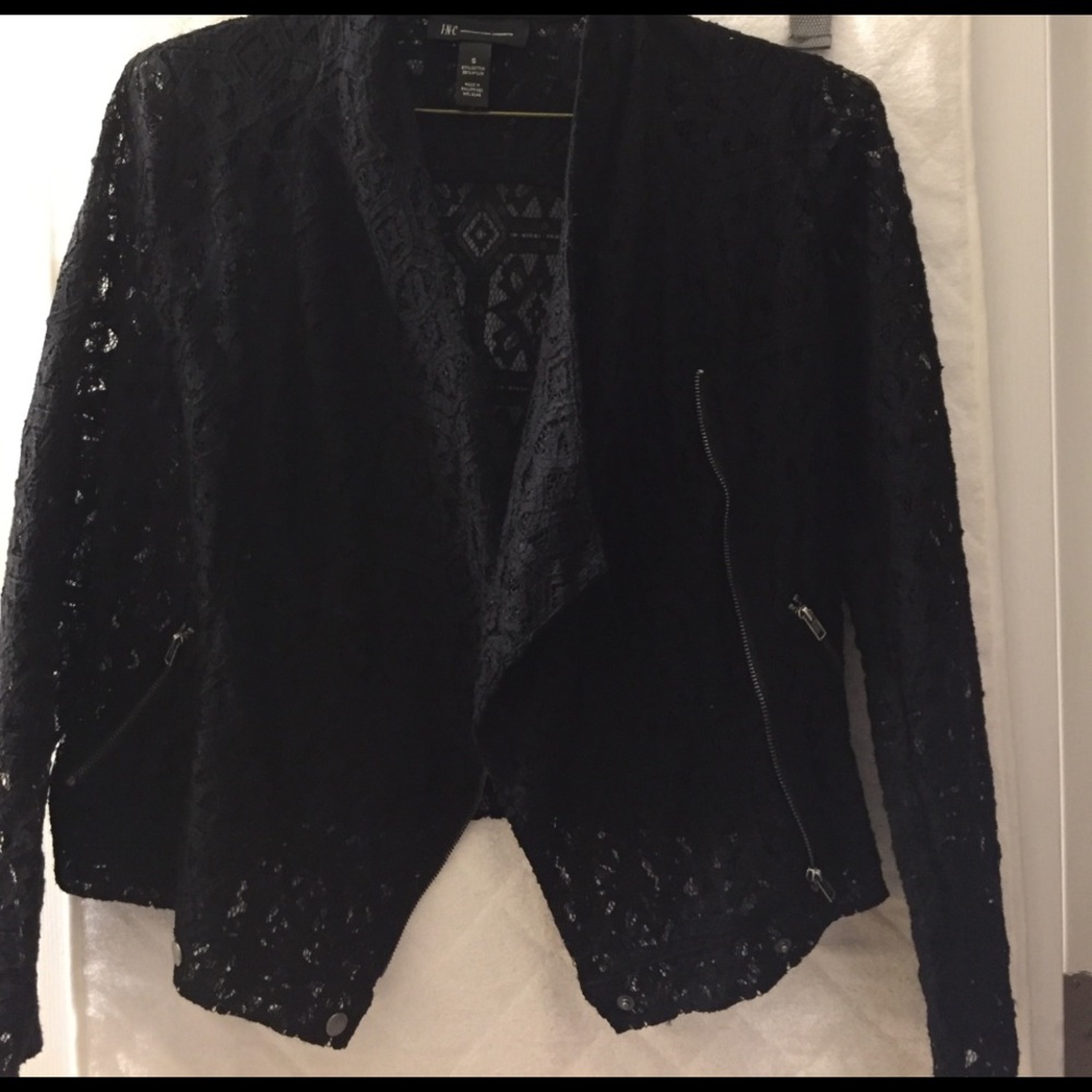 INC lightweight lace jacket. NWOT