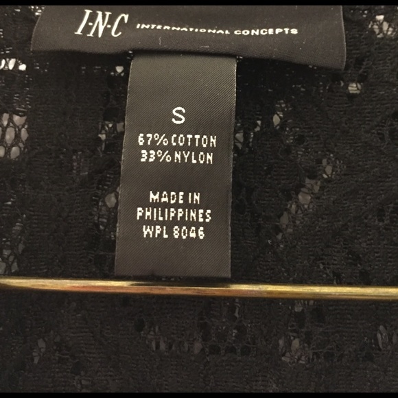 INC lightweight lace jacket. NWOT - Picture 3 of 4