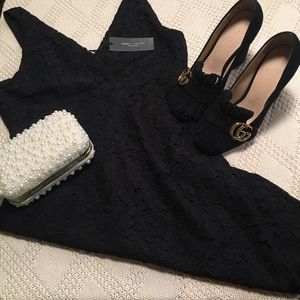 Romeo & Juliet couture black lace dress