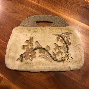 Gorgeous vintage embroidered party purse