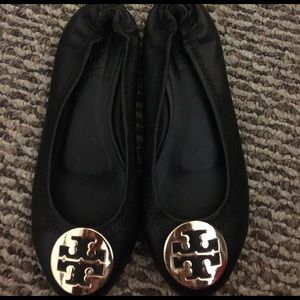 Tory Butch Black Flats