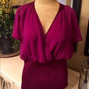 Flutter sleeve blouse from WHBM