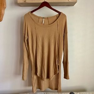 Free people mustard yellow thermal (S)