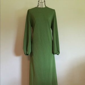 Vintage Plus Size Maxi Dress