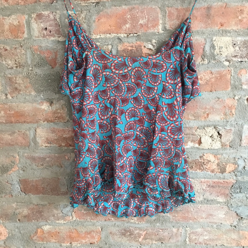 🎉 HP🎉 DVF Silk Print Cami Top 💕 - Picture 4 of 5