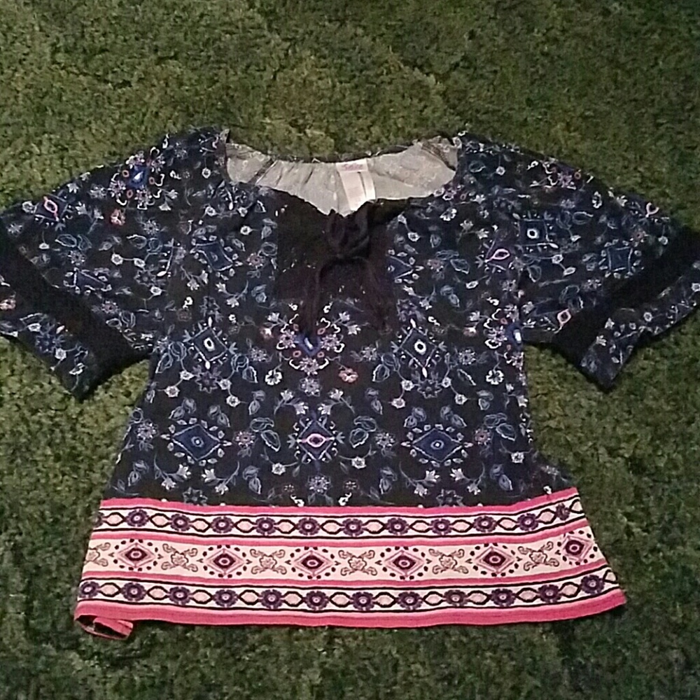 Justice girls babydoll top