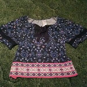 Justice girls babydoll top