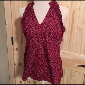 Express Animal print sleeveless top