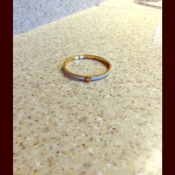Kate Spade white and gold bangle - Picture 1 of 3