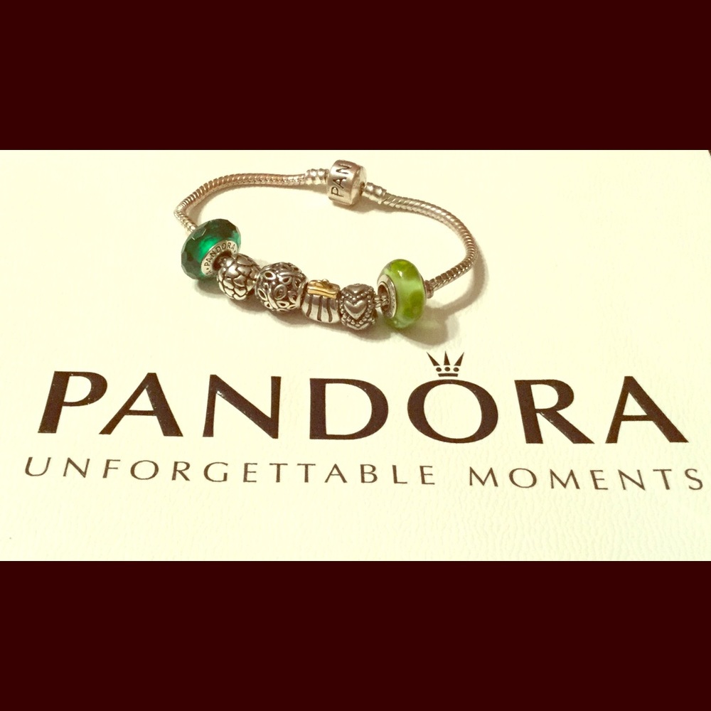 Pandora Bracelet With Charms