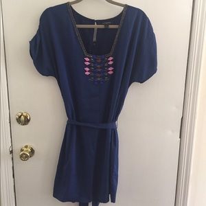 Banana Republic Tunic Dress w/Beaded Neckline
