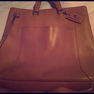 Tumi Leather Tote