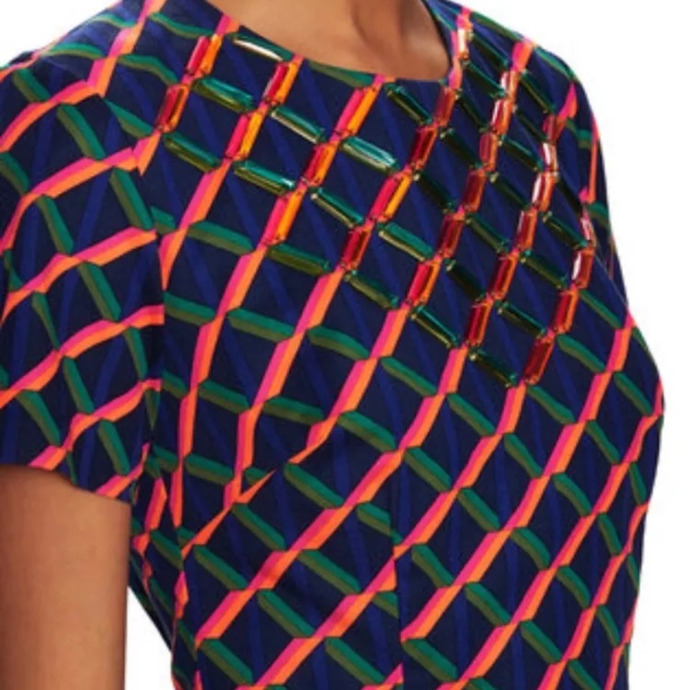 Trina Turk Printed Dress - Size 2 - Picture 4 of 5