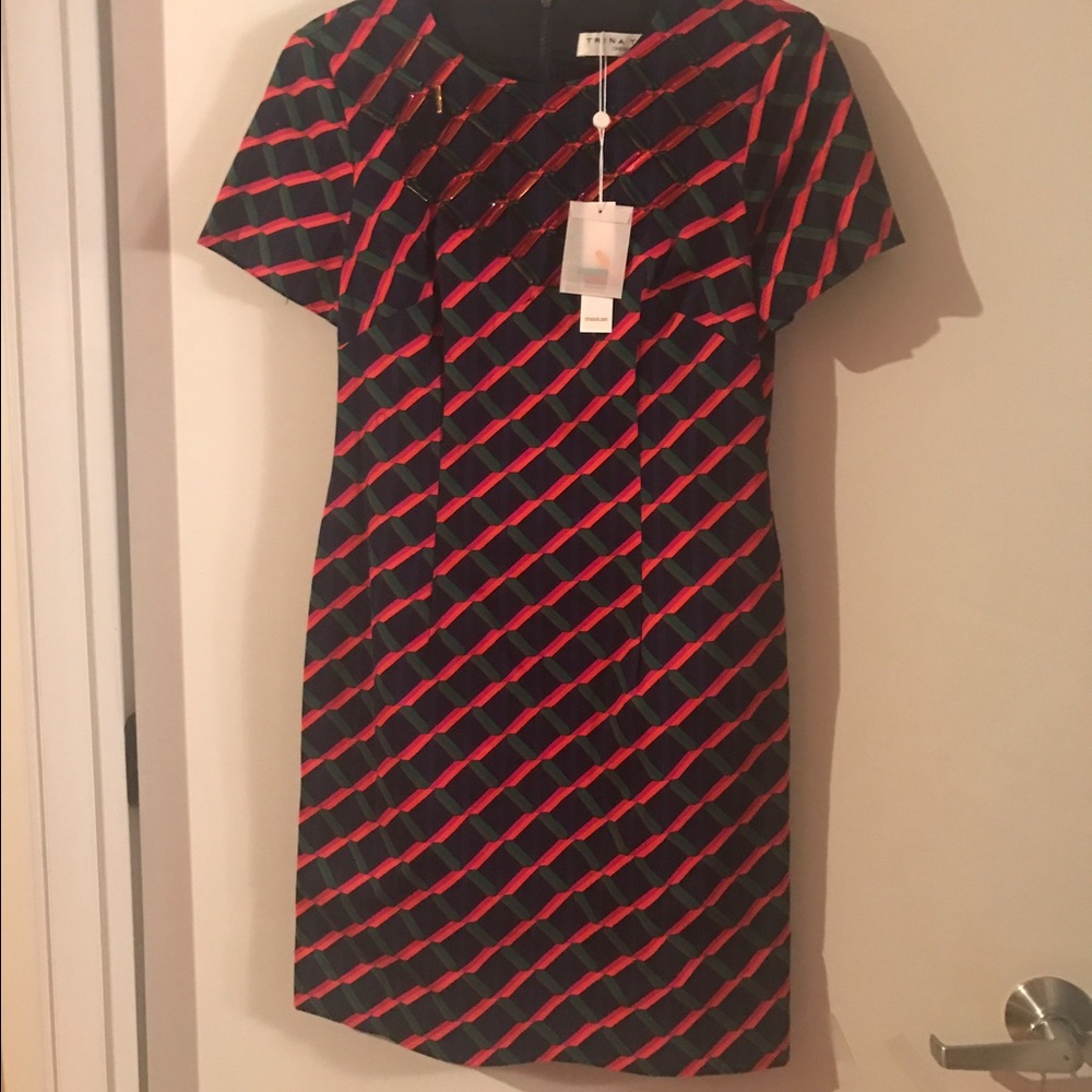 Trina Turk Printed Dress - Size 2 - Picture 5 of 5