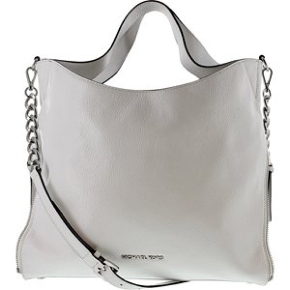 Michael Kors Pearl Grey Devon - Lg Shoulder Bag - Picture 2 of 7