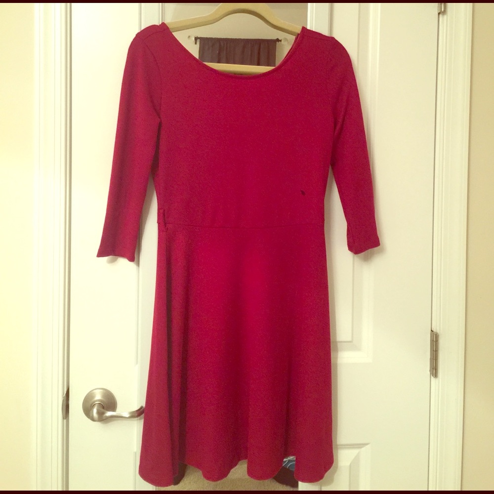 Papaya Red Dress