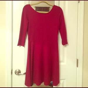 Papaya Red Dress