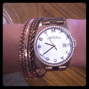 Marc by Marc Jacobs 'Henry' Rose Gold Watch