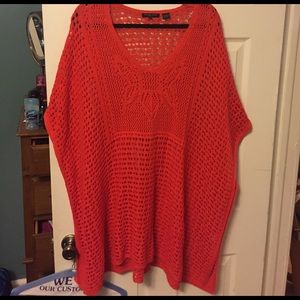 Crochet net sweater!!