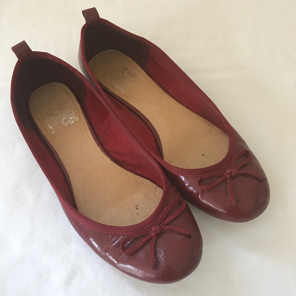 Jeffrey Campbell size 7 dark red leather pumps
