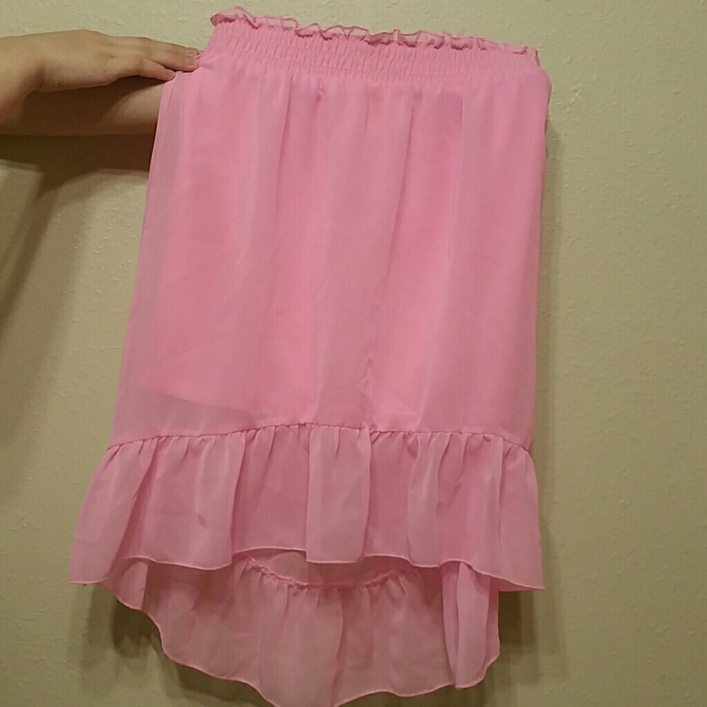 High-low girls skirt