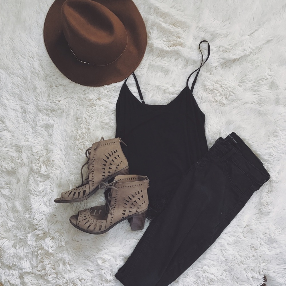 Black Lace Tank