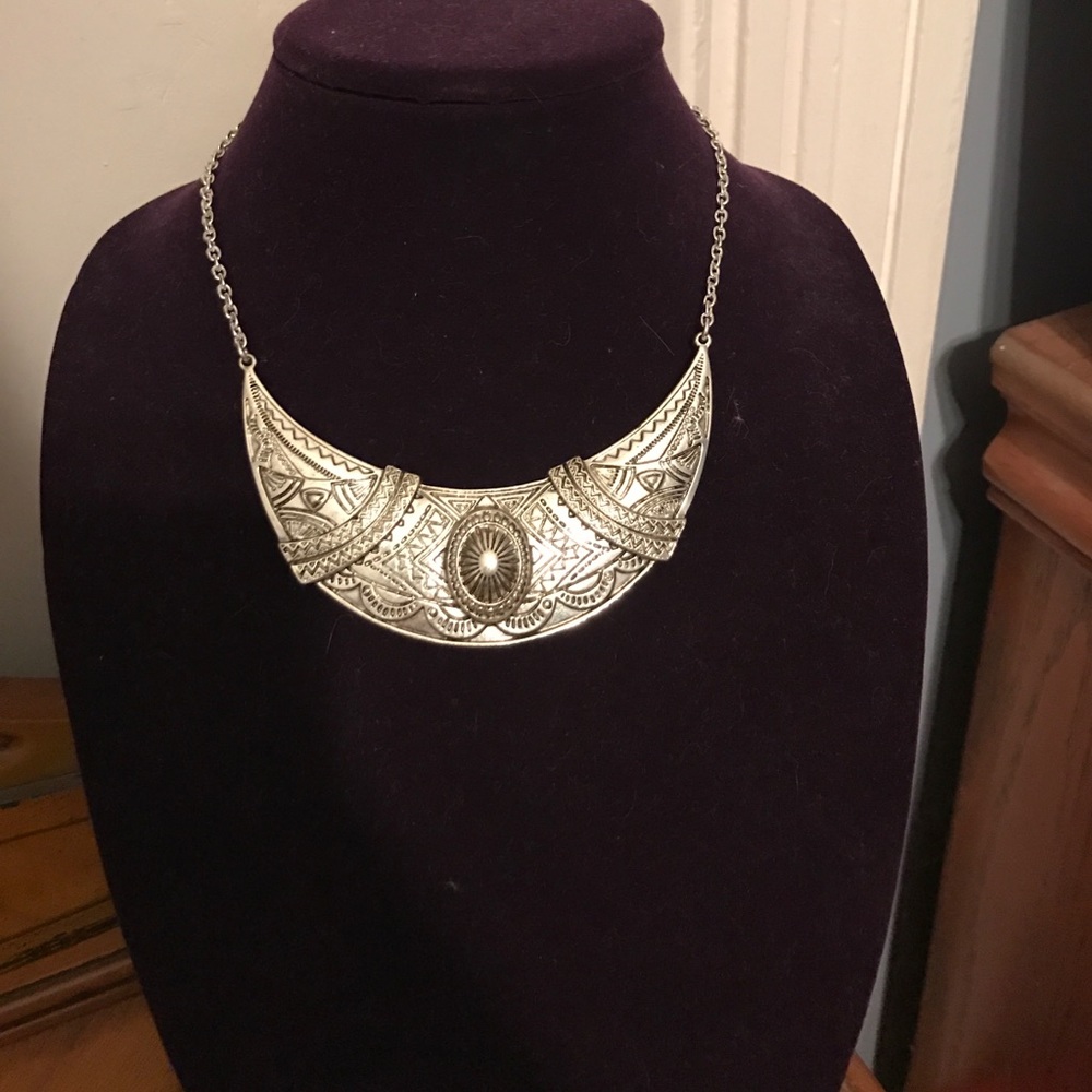 Silver plated necklace