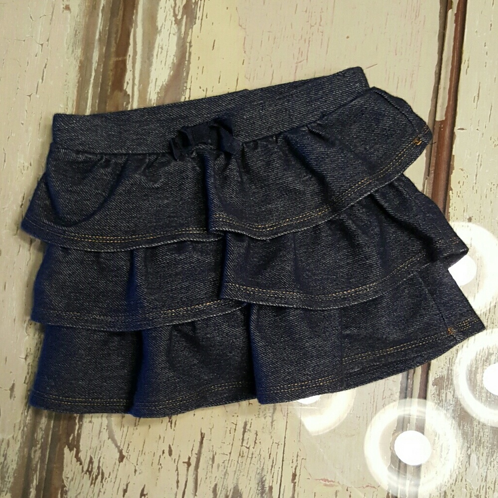 Three Ruffle Skirt
