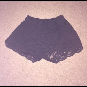 Women's lace shorts