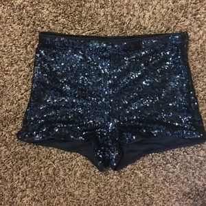 Sequin shorts